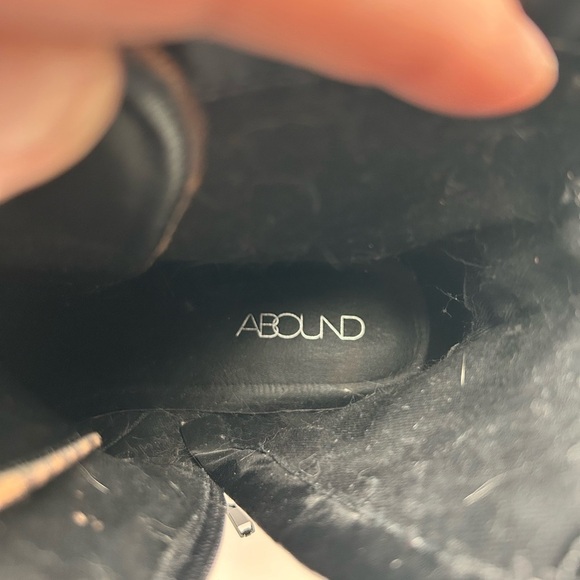 Abound animal print military boot, 9, thick fabric upper, Streetwear Grunge Moto - Picture 7 of 8